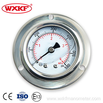 brass anti-vibration pressure gauge